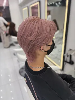 カラー メンズ 新宿/韓国ヘア 中明度カラー/かやのヘアスタイル
