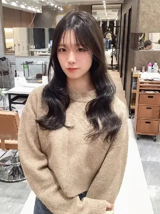 ロング 立松 佳祐のヘアスタイル