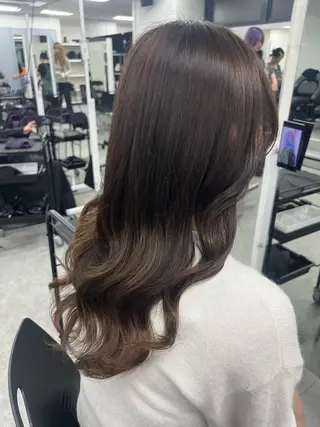 ロング ブリーチありorなし 暖色カラー🎀セナのヘアスタイル