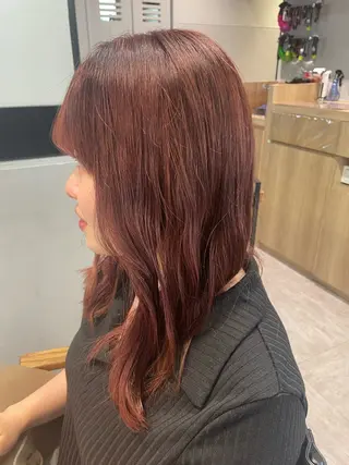 セミロング PANOLA下北沢 中川夢菜のヘアスタイル