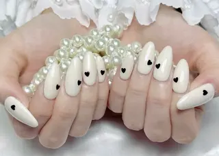ネイル ロングネイル長さ出し 専門Spade Qのネイルデザイン