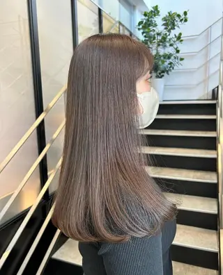 ロング カラー パーマ ヘアアレンジ メンズ キッズ stylist 🌸 kana.のヘアスタイル