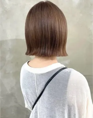 ショート モテ艶🪄ベージュ カラー🧸RUKAのヘアスタイル