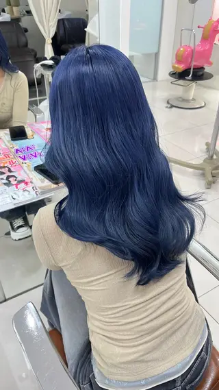 セミロング 盛れる顔周り/髪質 改善/ふみか🩰🤍のヘアスタイル