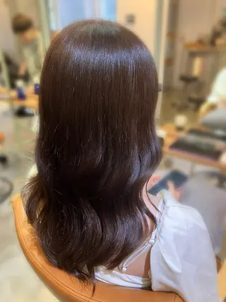 ミディアム ヘアアレンジ 🫧縮毛矯正支持率 No.1 ほのか🫧のヘアスタイル