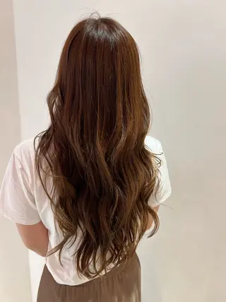 ロング カラー 山本 麗のヘアスタイル