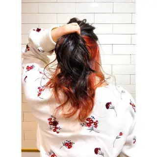 ミディアム EIGHT plum TOKIOリミテッドのヘアスタイル
