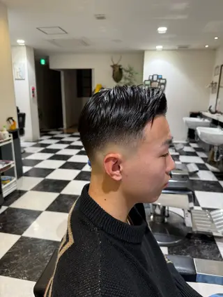 ショート メンズ 似合わせカットパーマ 長峯丈士のヘアスタイル
