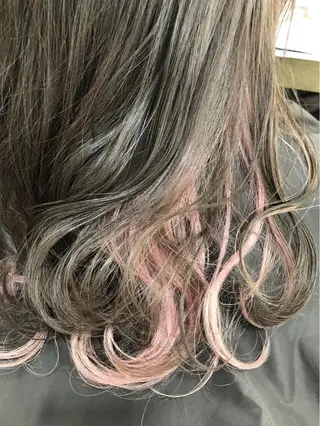 セミロング ネイル 山田 香織のヘアスタイル