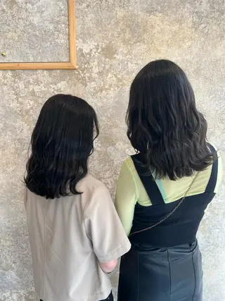 セミロング マテリアル 中央駅店のヘアスタイル