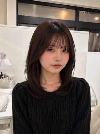 ミディアム 京谷 日向のヘアスタイル