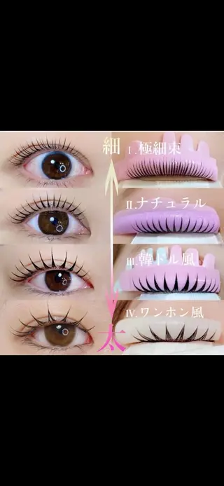 マツエク・マツパ 武村 福美のマツエク・マツパデザイン