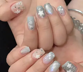 ネイル By moonネイル 🌷ワンホン/韓国風のネイルデザイン