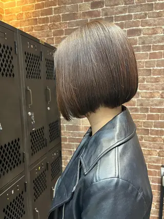 ミディアム カラー パーマ ヘアアレンジ メンズ キッズ ネイル マツエク・マツパ アイブロウ 久木原 ゆりのヘアスタイル