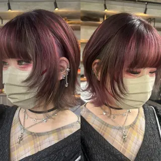 ミディアム apollo yokohama所属・レイヤーカット/ ハイトーン/ミノリのヘアスタイル