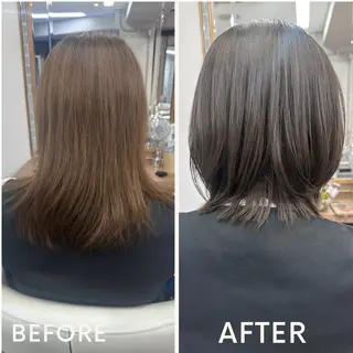 ミディアム Noyヨシモト ヒロトのヘアスタイル