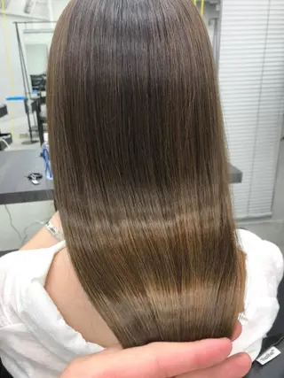 ロング 渋谷ハイトーン/ 髪質改善/梨緒💜のヘアスタイル