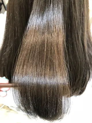 セミロング パーマ Ash 津田沼店のヘアスタイル