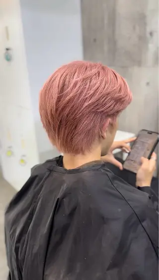 ショート uda 抜きっぱなし /最高級エクステのヘアスタイル