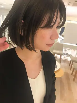 ショート カラー 髪質改善カラー/ボブ 🌻Mutsumiのヘアスタイル