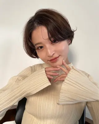 ショート カラー ヘアアレンジ 一箭 恵梧/ロングヘアのヘアスタイル
