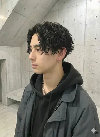 パーマ メンズ 🌀メンズパーマ🌀 カット💇こうせいのヘアスタイル