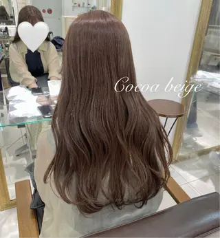 ロング カラー ヘアアレンジ 透明感カラー 古山 結季🌙🖤のヘアスタイル