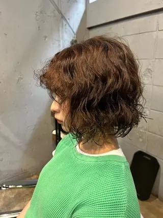 ミディアム パーマ メンズ 🤎💇🏻‍♀️✨ /万尋　マヒロのヘアスタイル