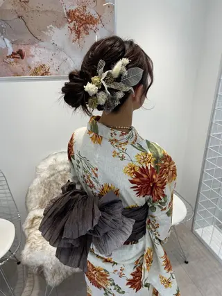 ヘアアレンジ 卒業式ヘアセット🎀 ヘアアレンジのヘアスタイル