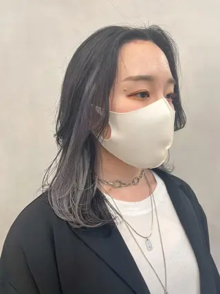 セミロング カラー 🦋レイヤーカット ミドリカワ🦋のヘアスタイル
