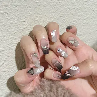 ネイル パラあり！フィルイン 美フォルムのネイルデザイン
