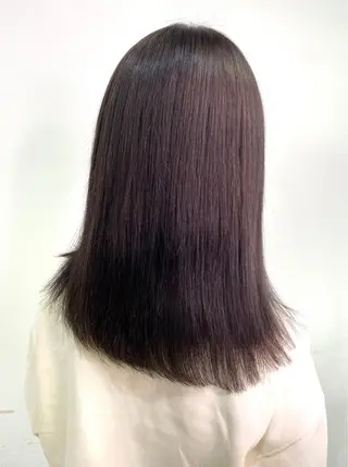 セミロング カラー ヘアアレンジ TSUNA 🌙 Lim 五反田のマツエク・マツパデザイン