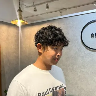 ショート パーマ 暖色カラー/パラッと Bob/モエのヘアスタイル