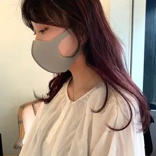 ロング カラー SAKINO. ベージュカラーのヘアスタイル
