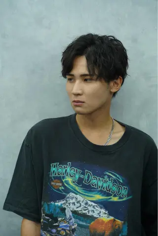 ショート パーマ メンズ 津田 祐岐のヘアスタイル