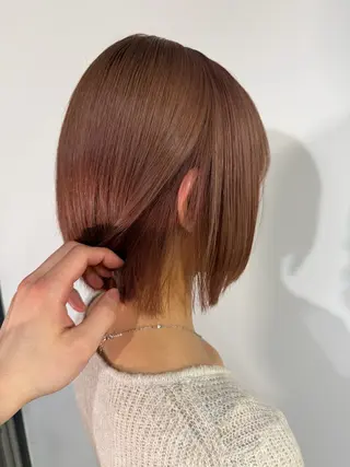 ショート カラー ゆうと/ブリーチモデ ル/ストレートモデルのヘアスタイル