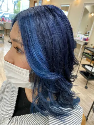 カラー SALOWIN栄 高須大貴のヘアスタイル