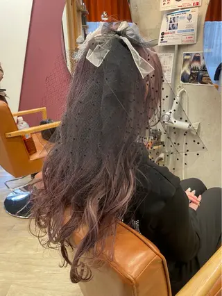 ロング ヘアアレンジ 東 史夏のヘアスタイル