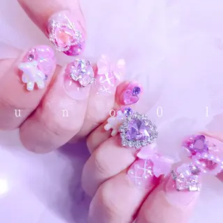 ネイル 梅田🦄中崎町🩵 u n o 0 1のネイルデザイン