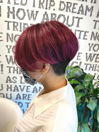 ショート カラー Lumiere 鈴木翔平のヘアスタイル