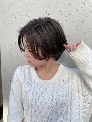 ショート レイヤー/縮毛矯正 髪質改善/e_kiのヘアスタイル