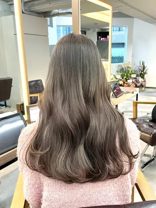ロング カラー 🫧髪質改善/透明感 カラー/RINAのヘアスタイル