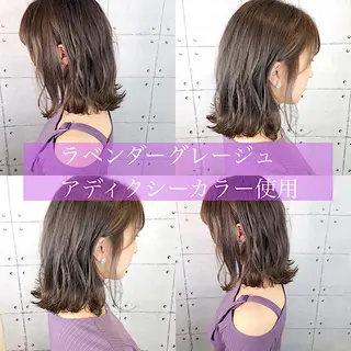 ミディアム カラー 美髪専門サロン kazuのヘアスタイル