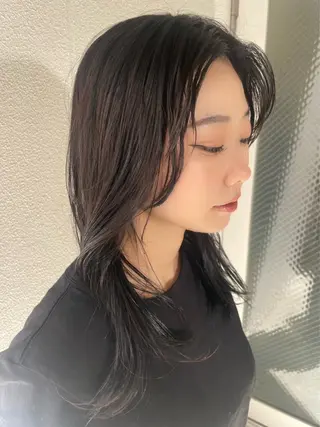 セミロング パーマ 鈴木結花/立川美容師 /お悩み解決型美容師のヘアスタイル