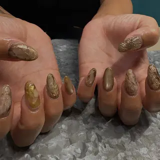 セミロング bliss nail room山岸のネイルデザイン
