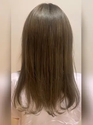 ロング カラー ️ちば🩵JILLE 恵比寿 透明感カラーのヘアスタイル