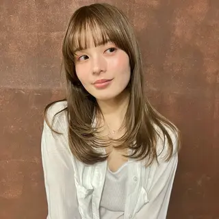 ミディアム Shibata Mizukiのヘアスタイル