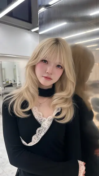 ロング カラー 上品モテヘア🩶 karen🩶のヘアスタイル