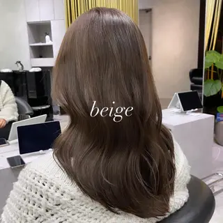 セミロング カラー DAIKIベージュ 🍂レイヤーカットのヘアスタイル