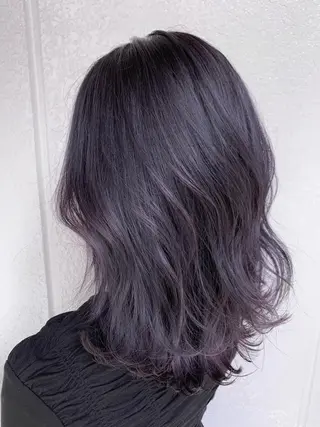セミロング カラー 💎赤み消しカラー 特化型デザイナー💎のヘアスタイル